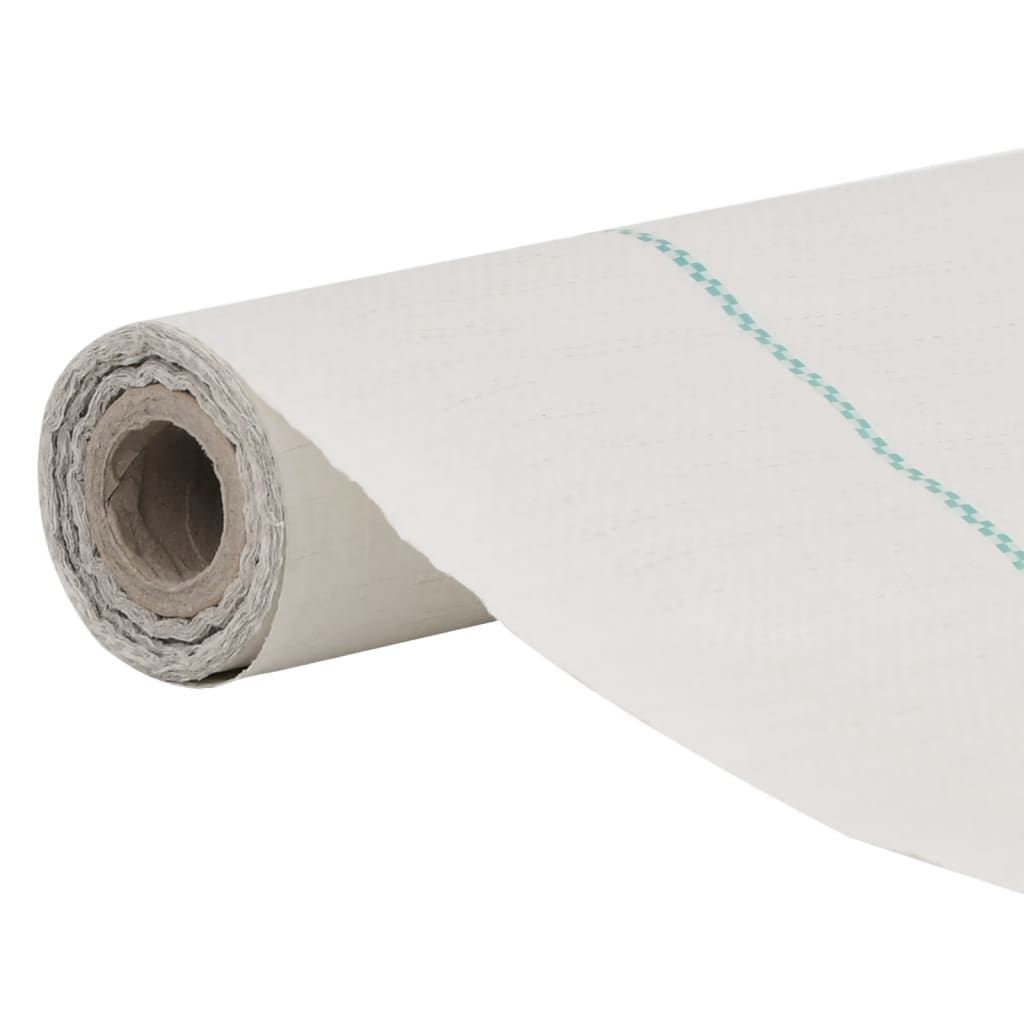 Kontrollmatte for ugress hvit 2x5 m PP