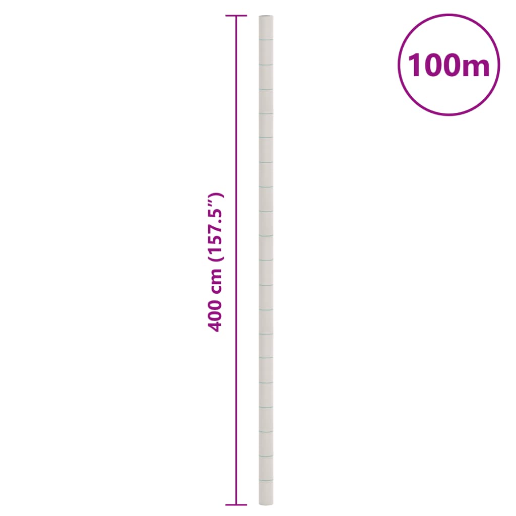 Kontrollmatte for ugress hvit 4x100 m PP