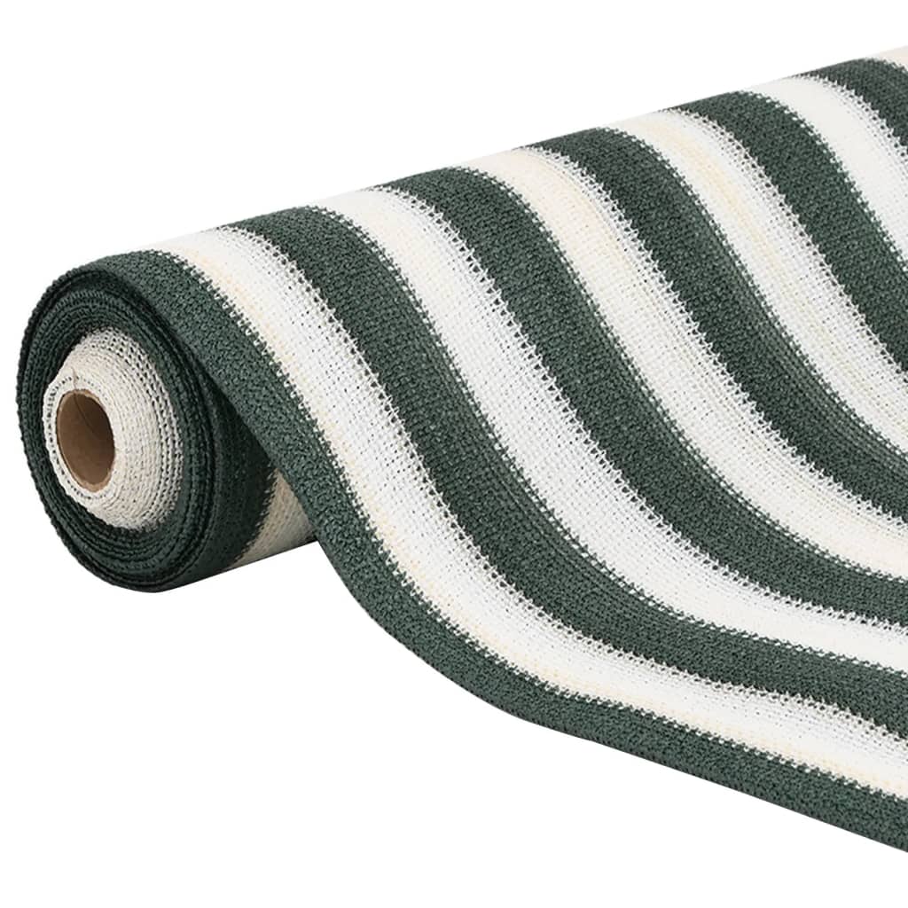 Skjermnett grønn og hvit 1,8x10 m HDPE 75 g/m²
