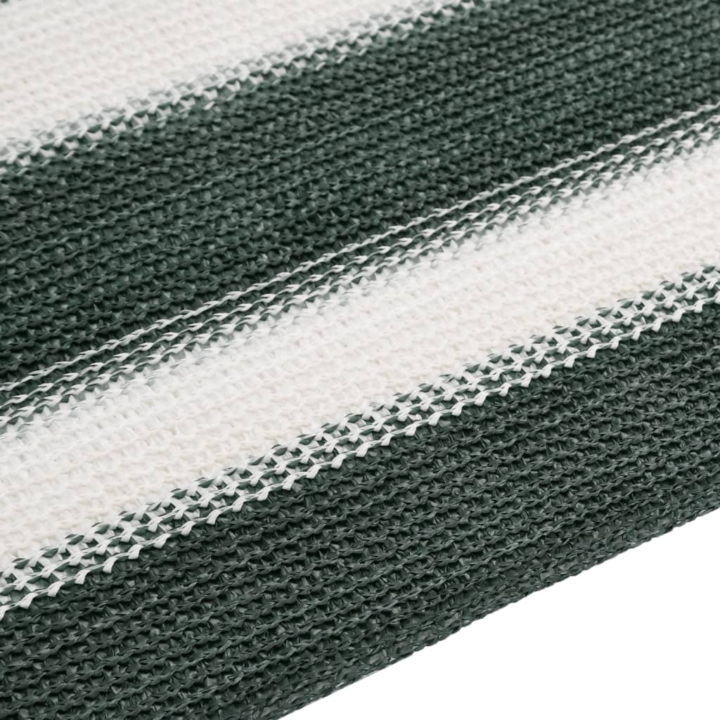 Skjermnett grønn og hvit 1,8x50 m HDPE 75 g/m²