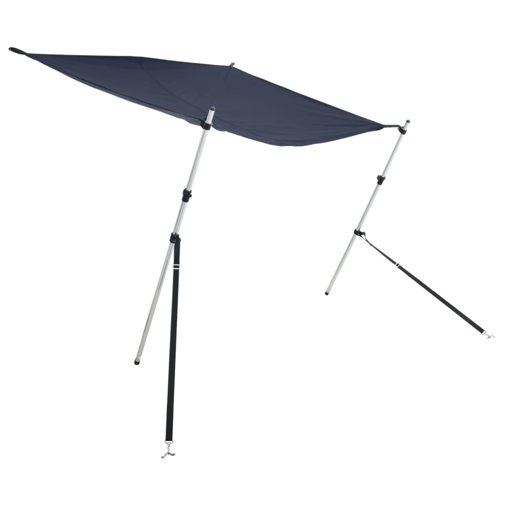 T-Top solskjermutvidelse blå 170x170x(113-182,5) cm