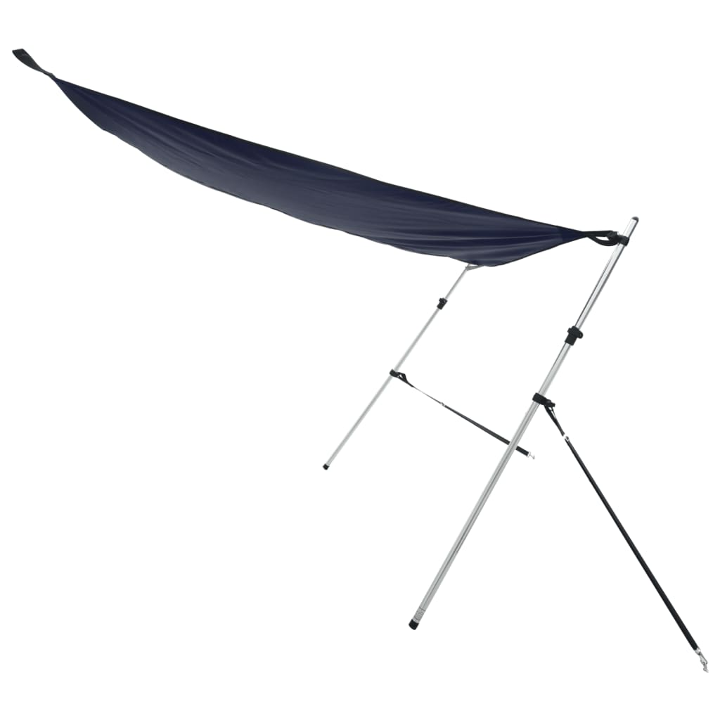 T-Top solskjermutvidelse blå 170x170x(113-182,5) cm