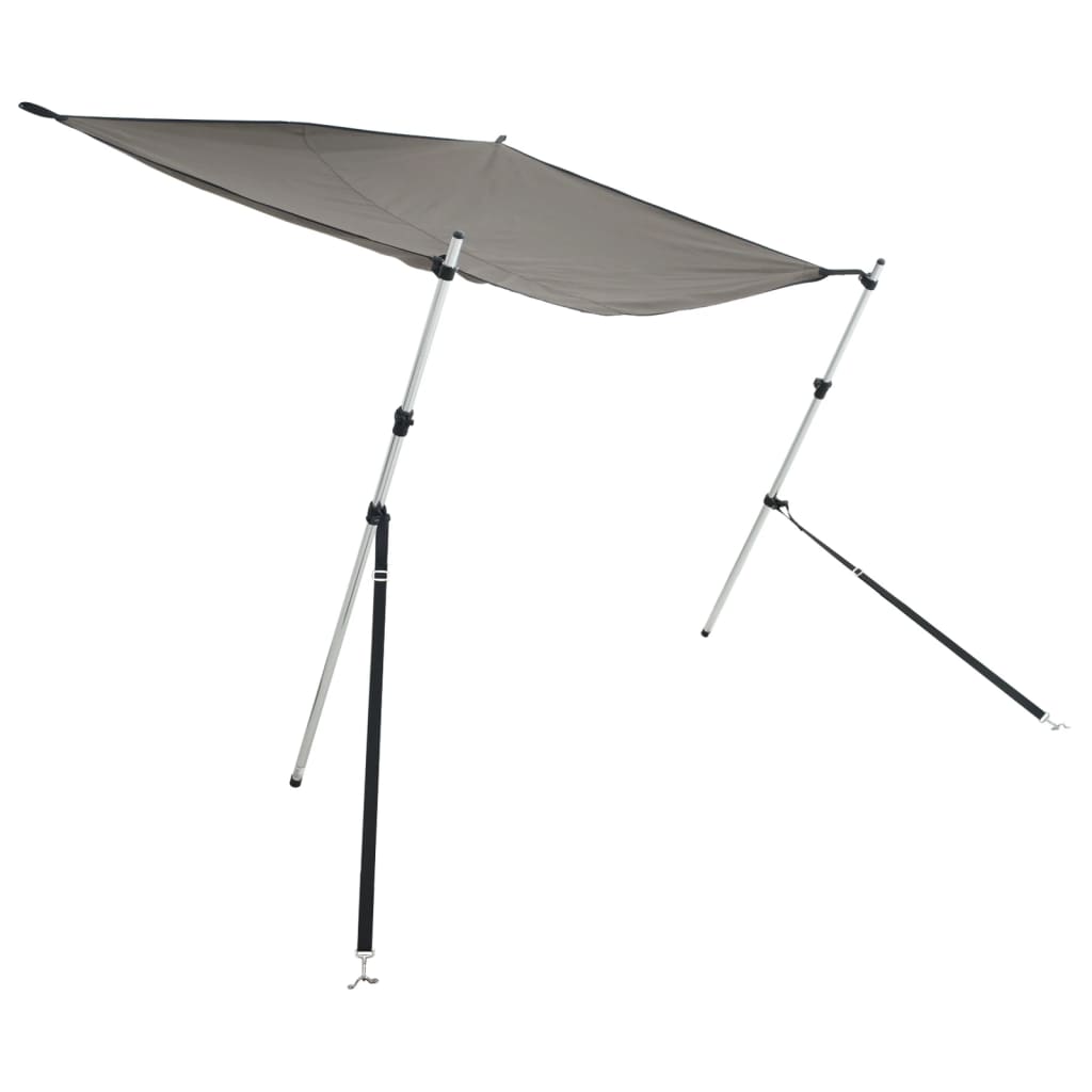 T-Top solskjermutvidelse antrasitt 174x205x(115-194) cm