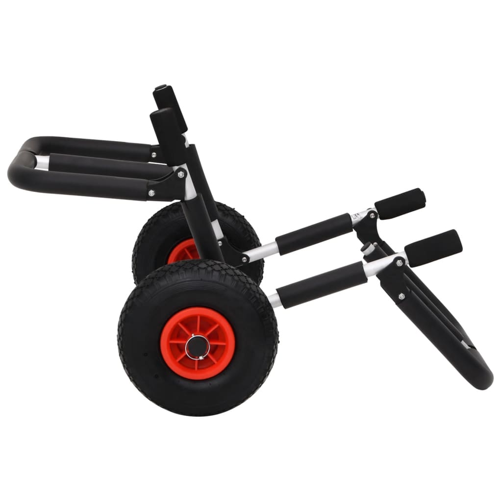 SUP vogn for 2 surfebrett sammenleggbar 90 kg aluminium