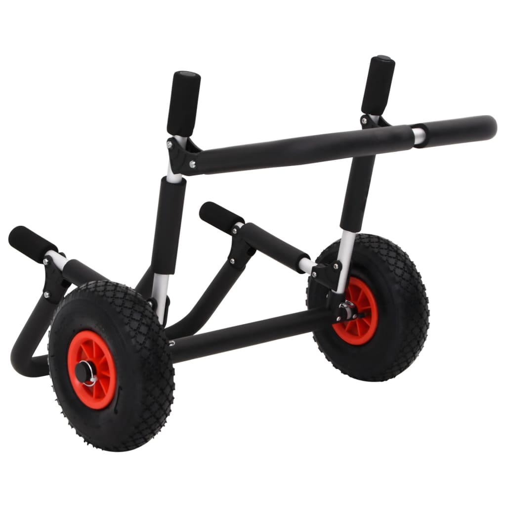 SUP vogn for 2 surfebrett sammenleggbar 90 kg aluminium