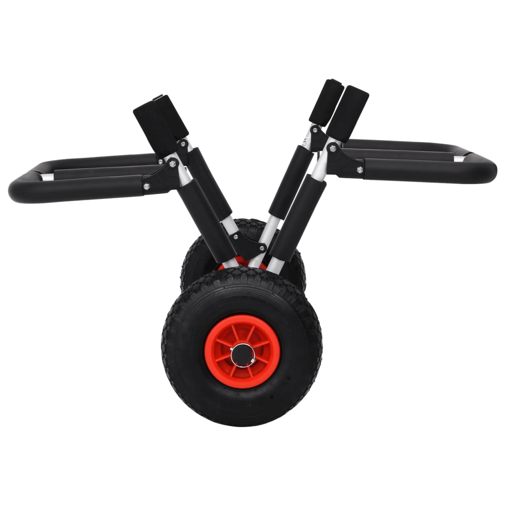 SUP vogn for 2 surfebrett sammenleggbar 90 kg aluminium