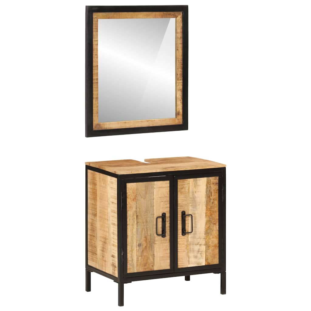 Baderomssmøbler 2 deler heltre mango