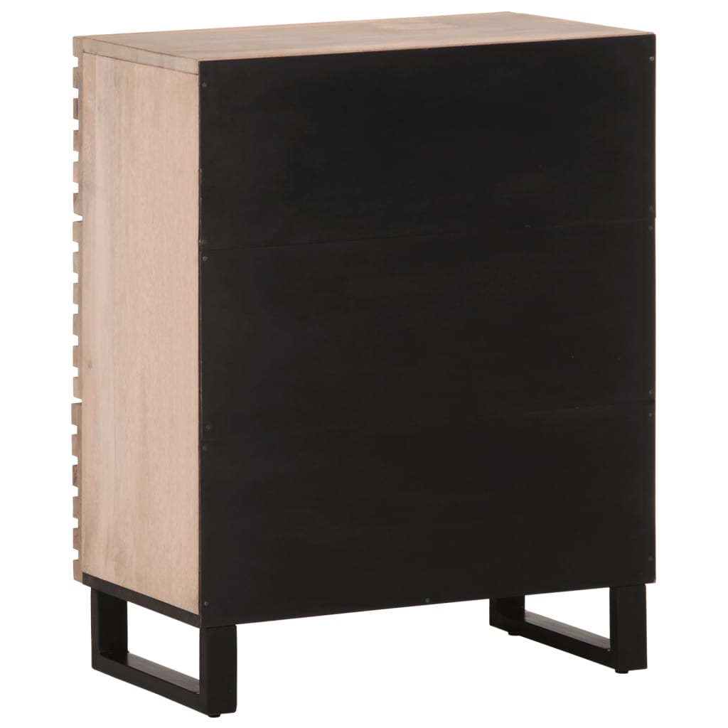 Skjenker 2 stk 60x34x75 cm heltre mango