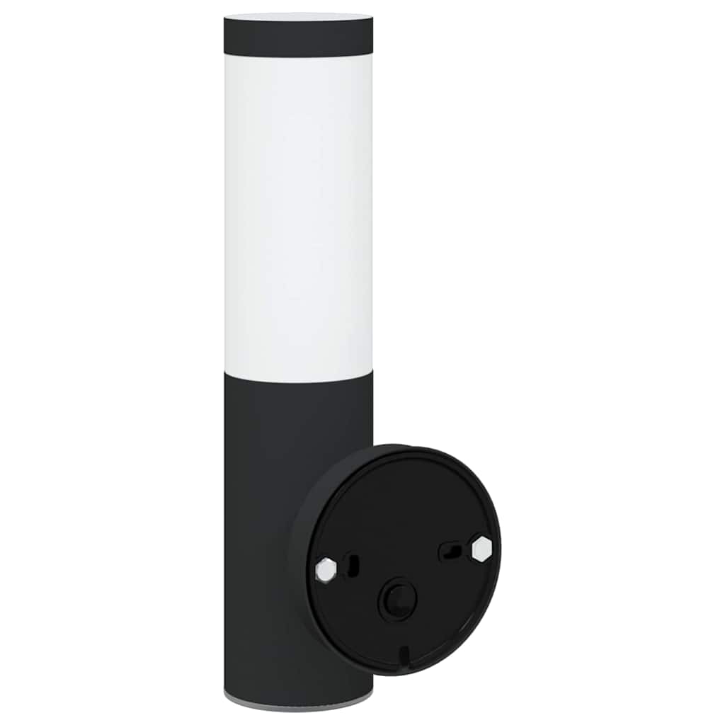 Utevegglampe 2 pcs Svart 15 x 7,5 x 33 cm