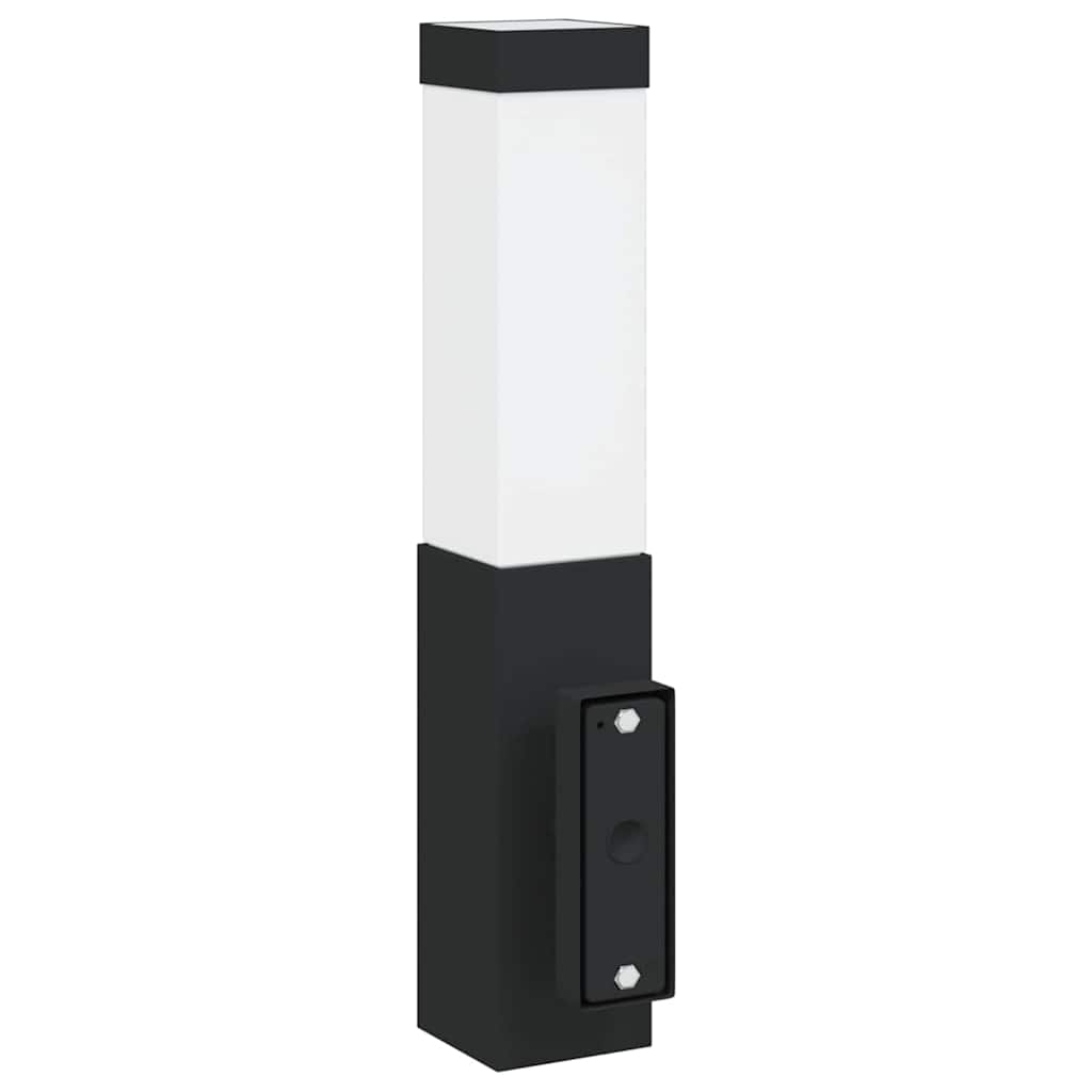 Utevegglampe Svart 10,5 x 6 x 33 cm Rustfritt stål og plast