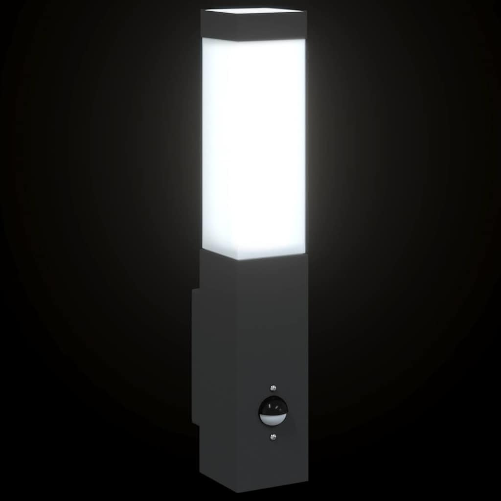 Utevegglampe Svart 10,5 x 6 x 33 cm Rustfritt stål og plast