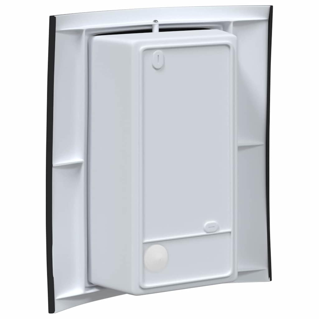 Utevegglampe Svart 23,5 x 9 x 26 cm Rustfritt stål og plast