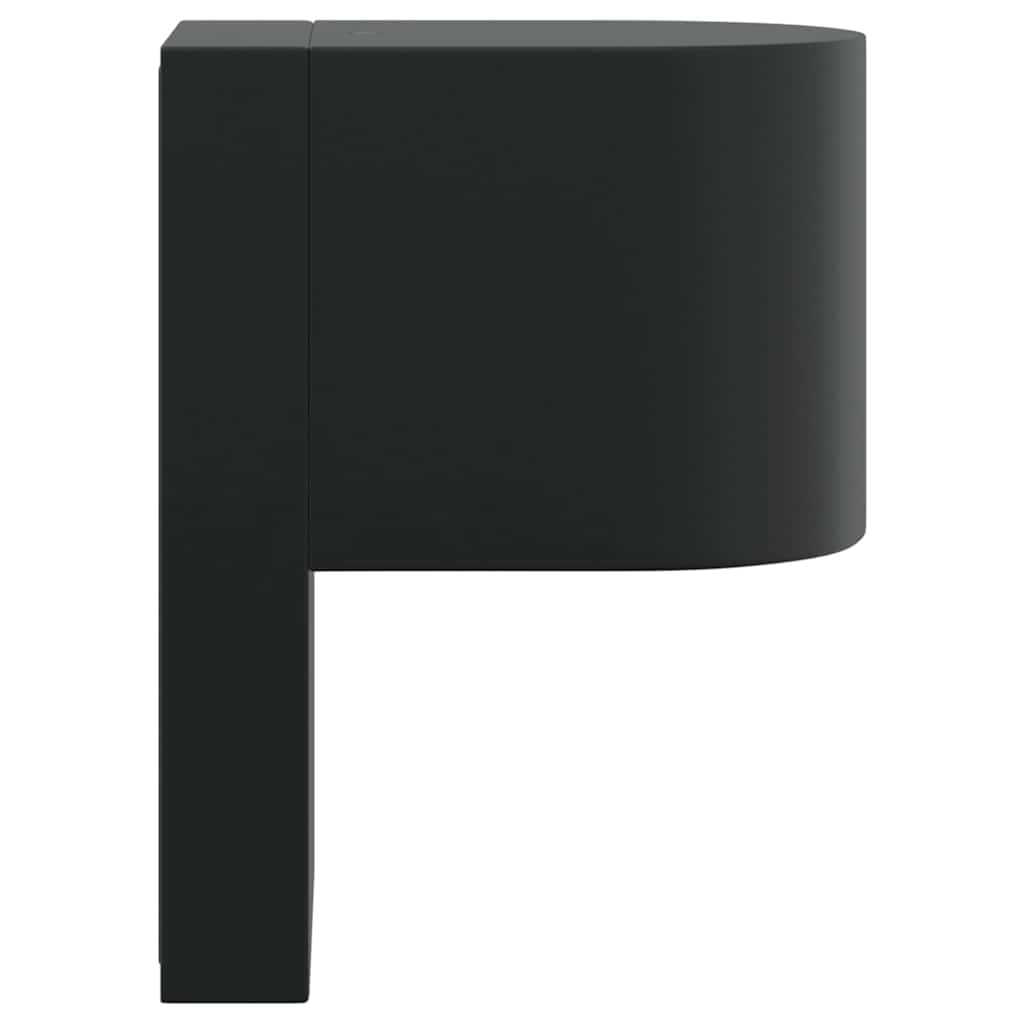 Utevegglampe 2 pcs Svart 12 x 7 x 15 cm Rustfritt Stål