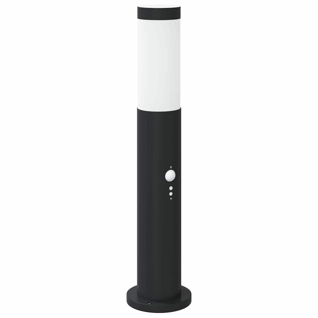 Pullertlampe med sensor 50 cm rustfritt stål IP44