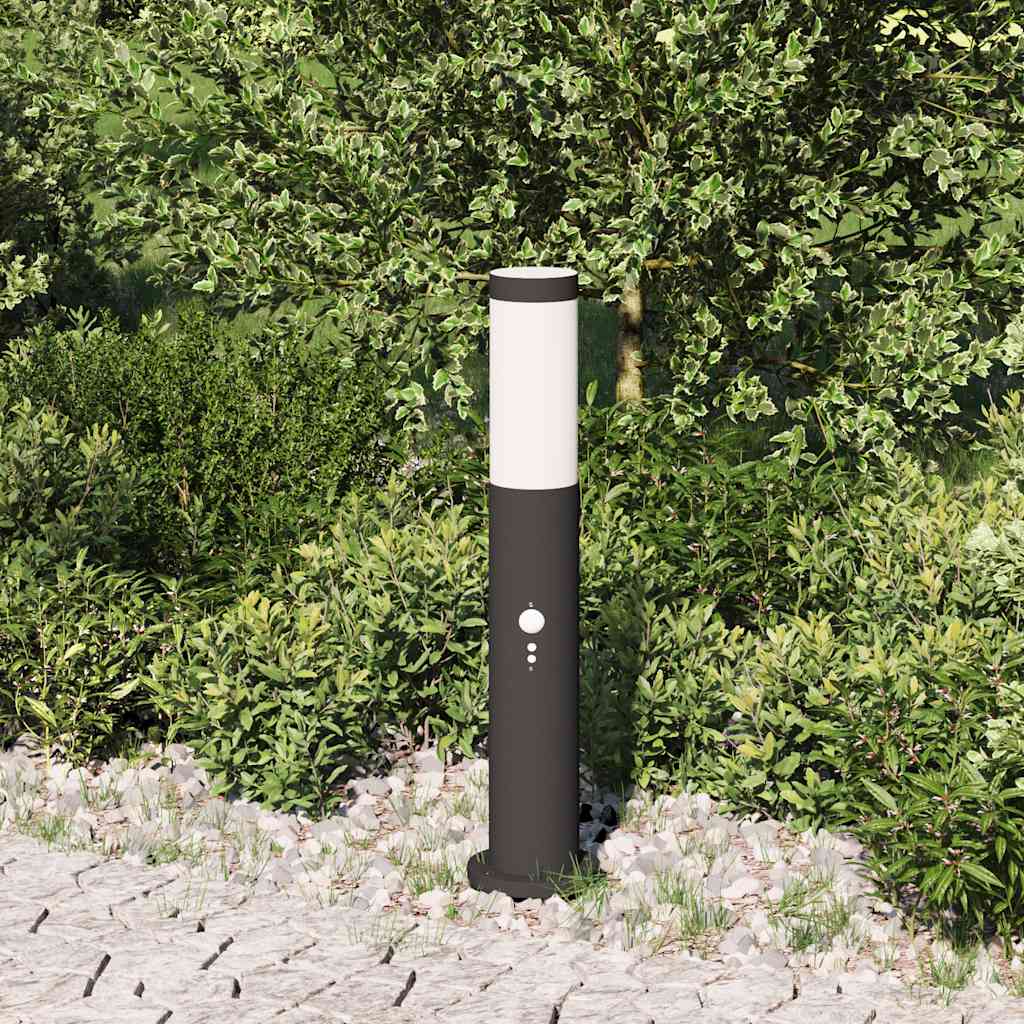 Pullertlampe med sensor 50 cm rustfritt stål IP44