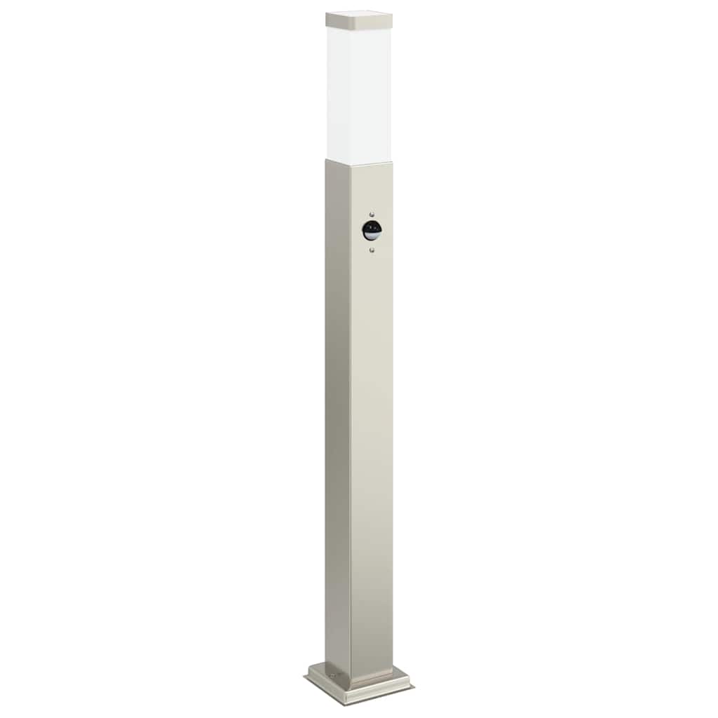 Pullertlampe med sensor 80 cm rustfritt stål IP44