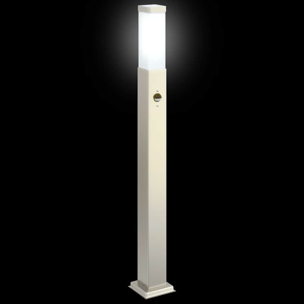 Pullertlys med sensor 3 stk 80 cm rustfritt stål IP44