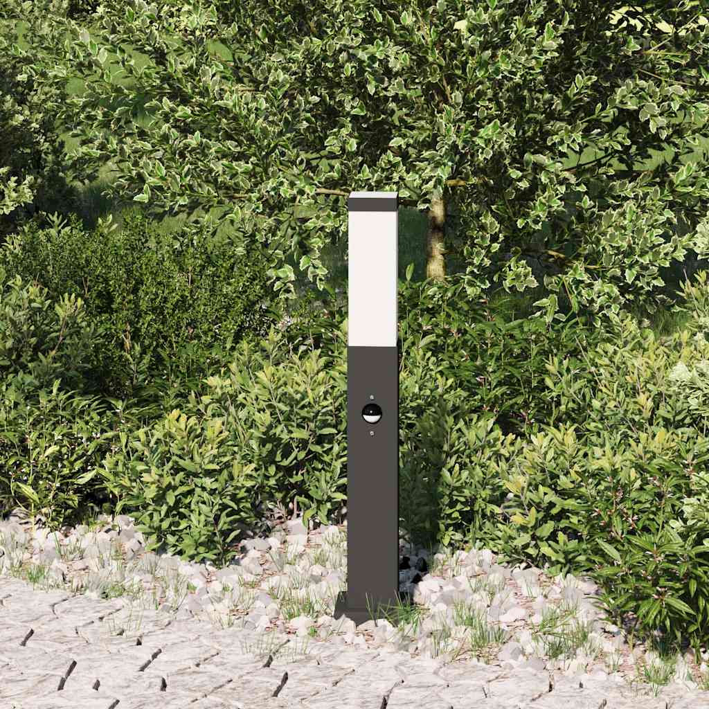 Pullertlampe med sensor 50 cm svart IP44