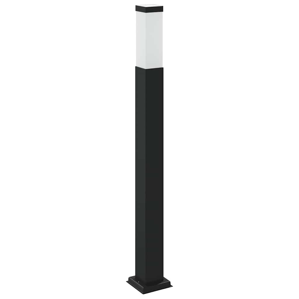 Pullertlampe med sensor 80 cm svart IP44