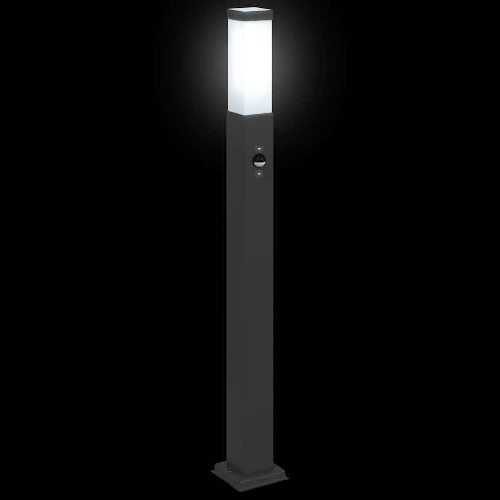 Pullertlys med sensor 3 stk 80 cm svart IP44