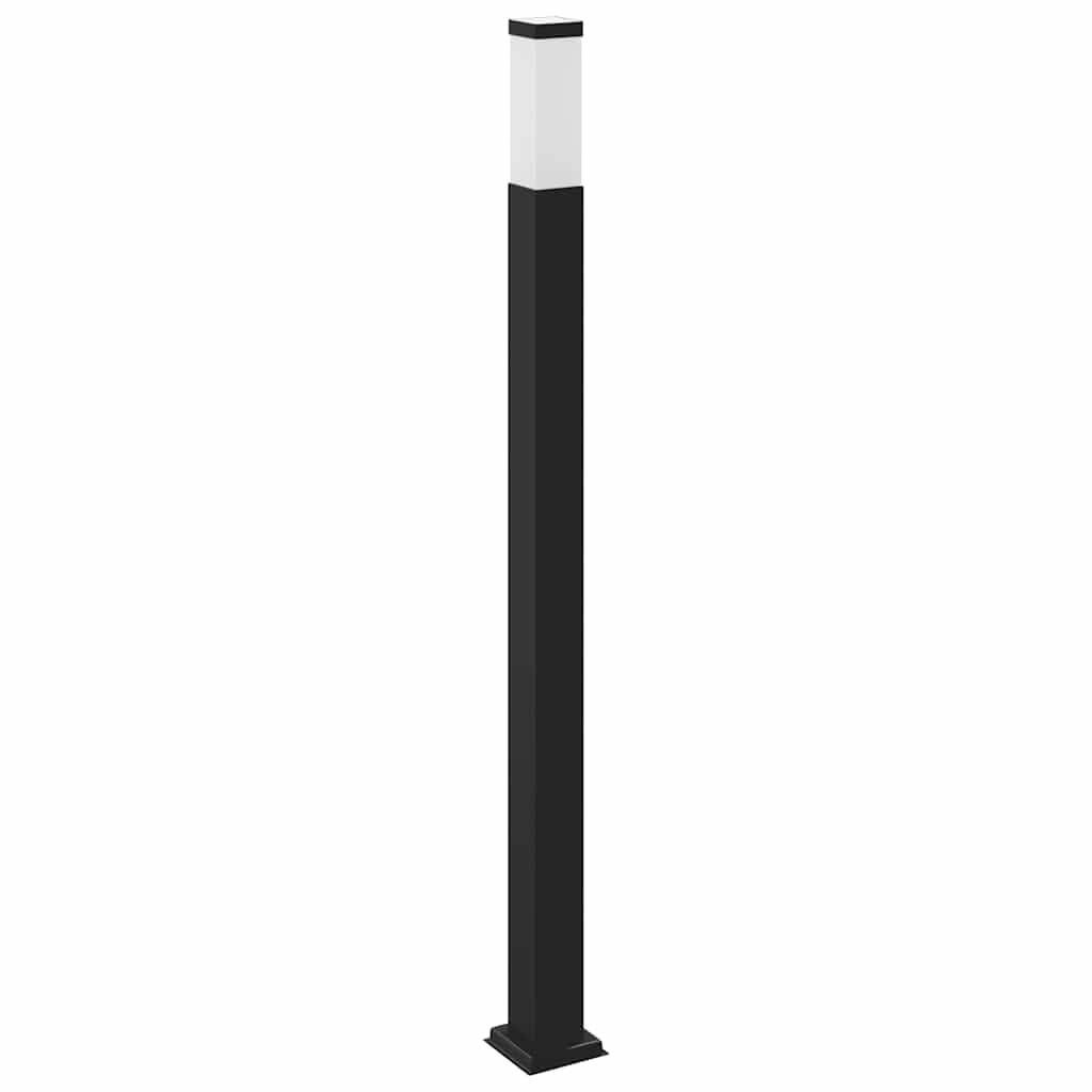 Pullertlampe med stikkontakt 110 cm svart IP44