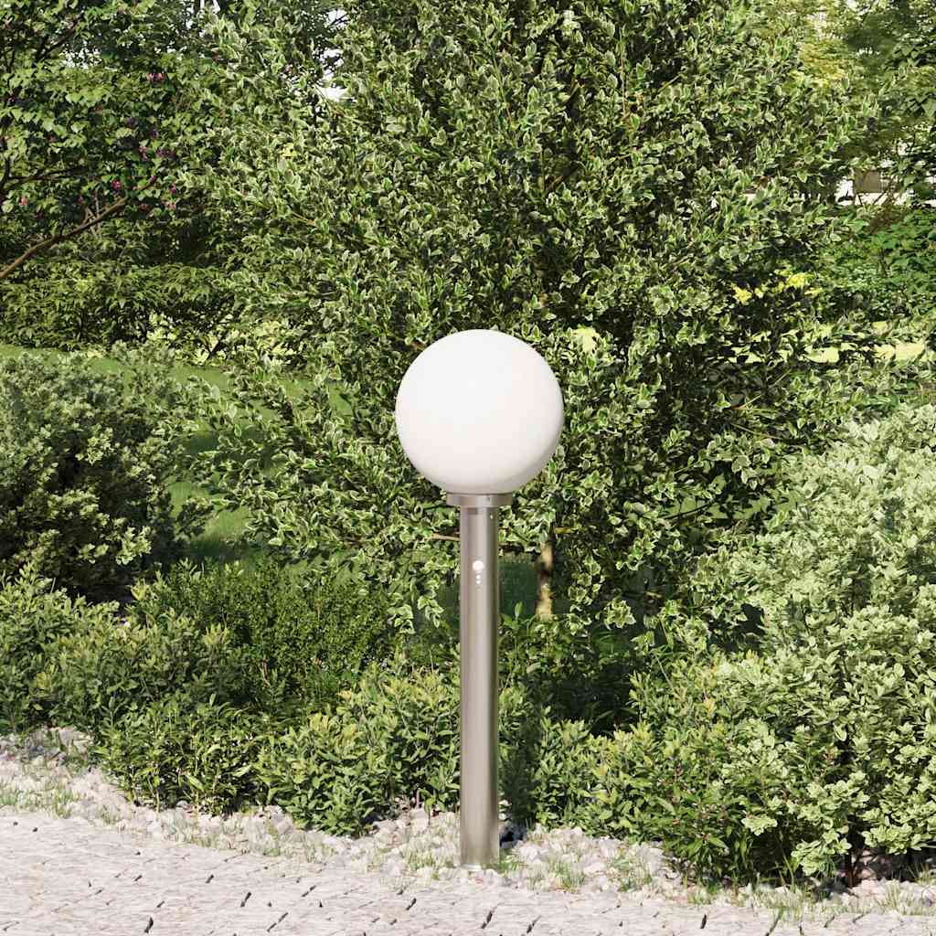 Pullertlampe med sensor 80 cm rustfritt stål IP44