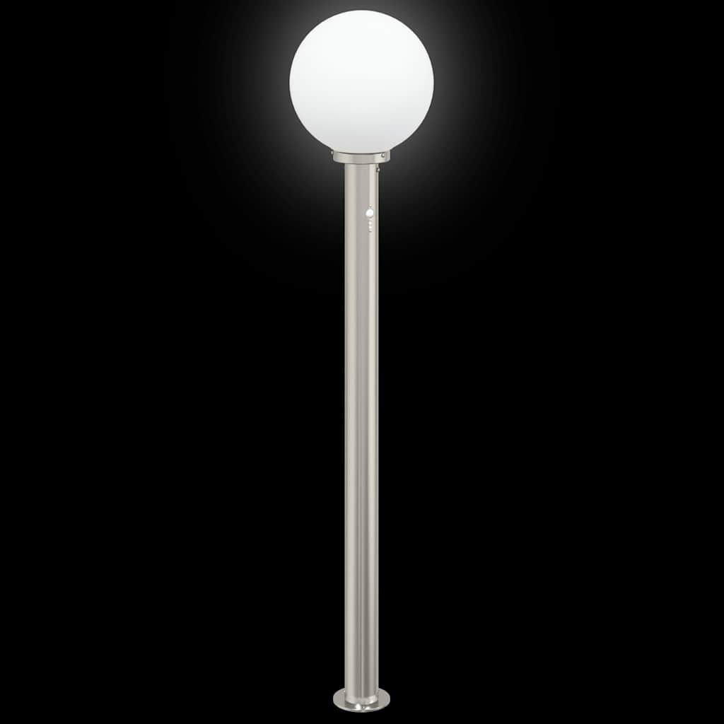 Pullertlys med sensor 3 stk 120 cm rustfritt stål IP44