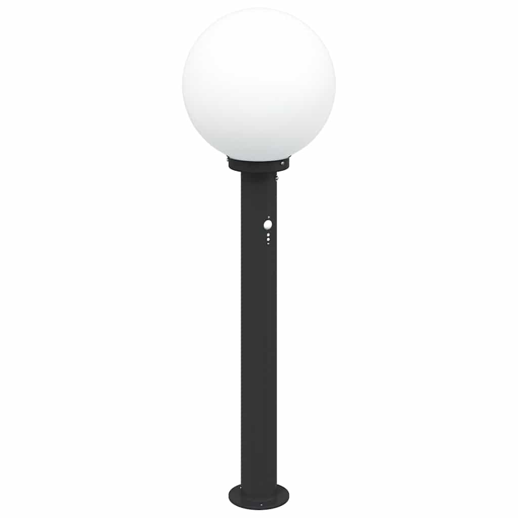 Pullertlampe med sensor 80 cm svart IP44