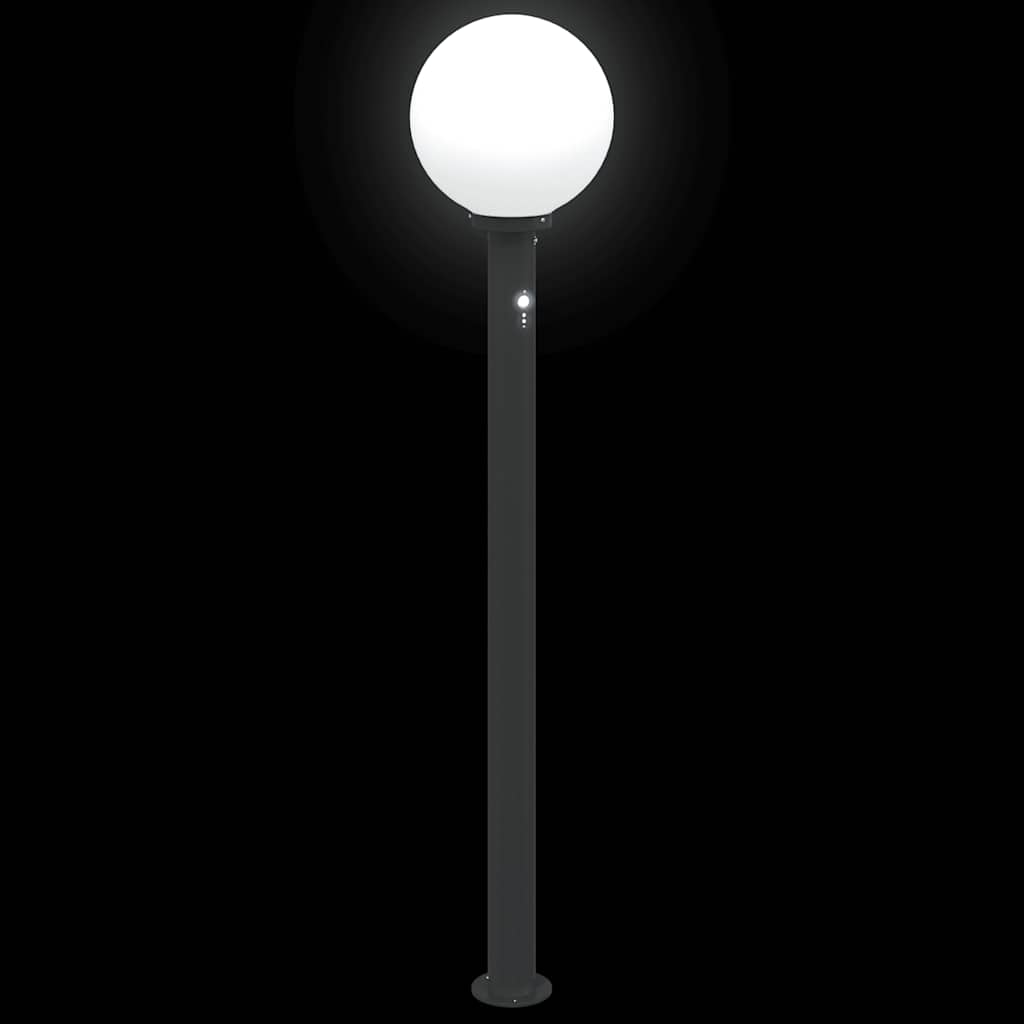 Pullertlampe med sensor 120 cm svart IP44