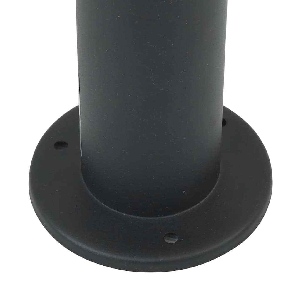 Pullertlampe med sensor og stikkontakt 80 cm svart IP44
