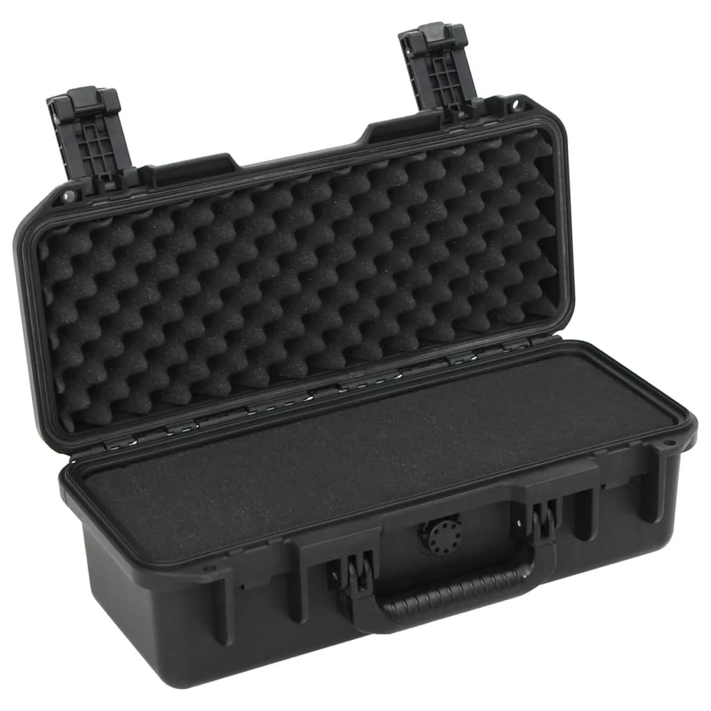 Bærbar flykasse svart 46,5x21,5x17,5 cm PP