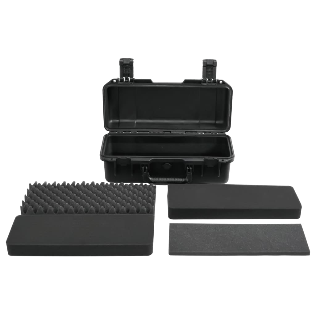 Bærbar flykasse svart 46,5x21,5x17,5 cm PP