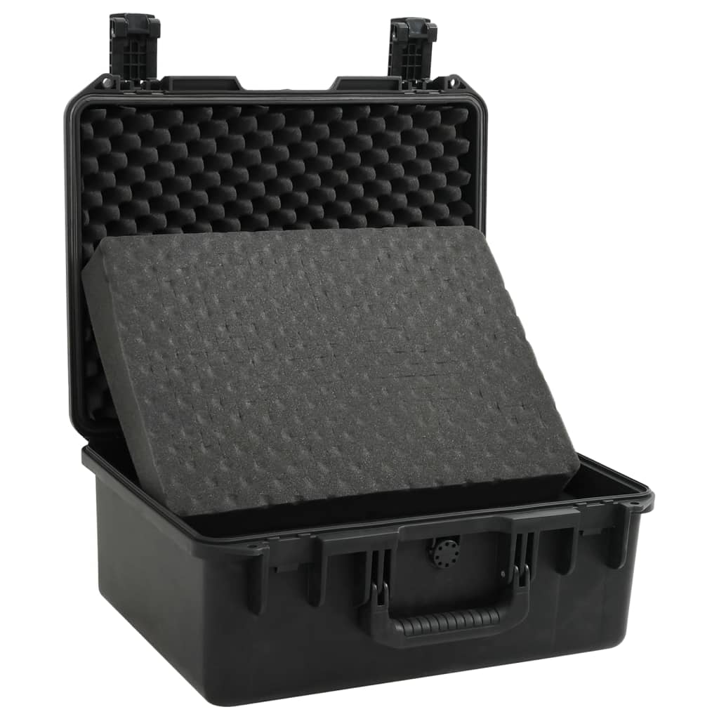 Bærbar flykasse svart 49x38x23 cm PP