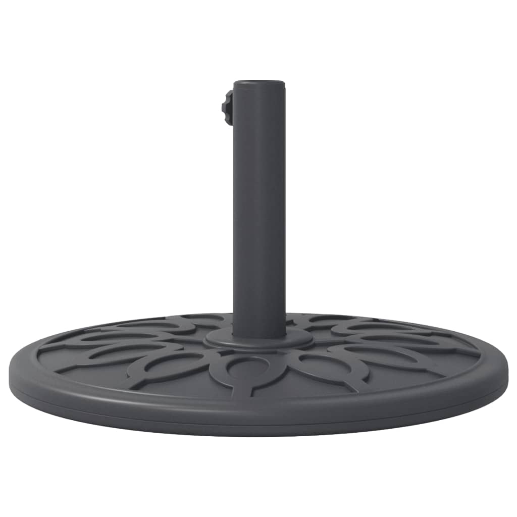 Parasollfot for Ø38 / 48 mm stenger 12 kg rund vidaXL