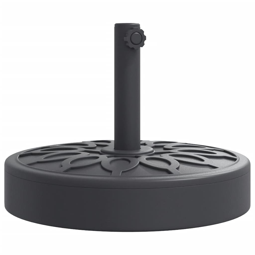 Parasollfot for Ø38 / 48 mm stenger 25 kg rund vidaXL