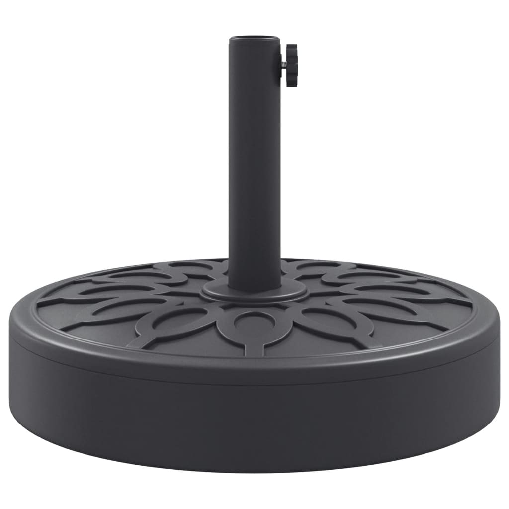 Parasollfot for Ø38 / 48 mm stenger 25 kg rund vidaXL