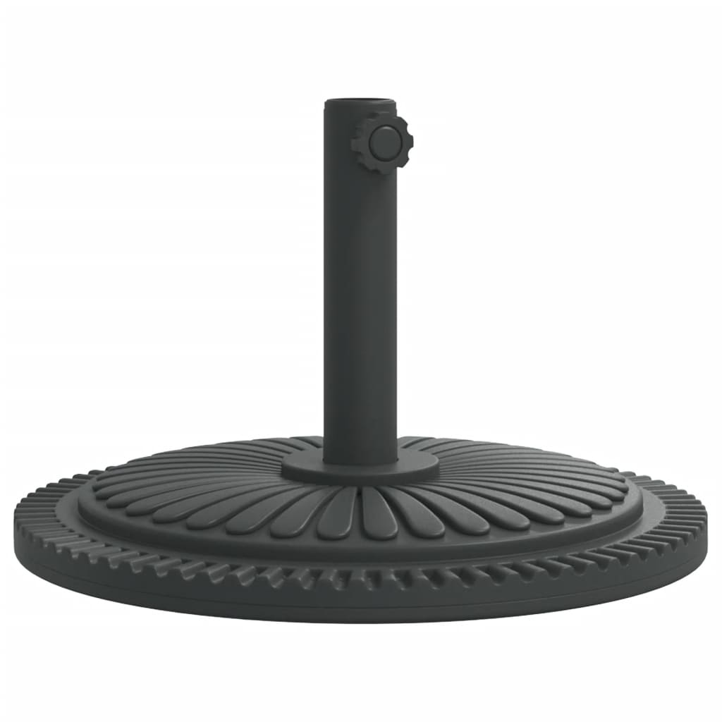 Parasollfot for Ø38 / 48 mm stenger 12 kg rund vidaXL