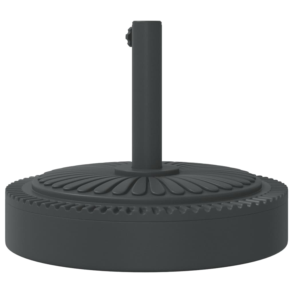 Parasollfot for Ø38 / 48 mm stenger 25 kg rund vidaXL