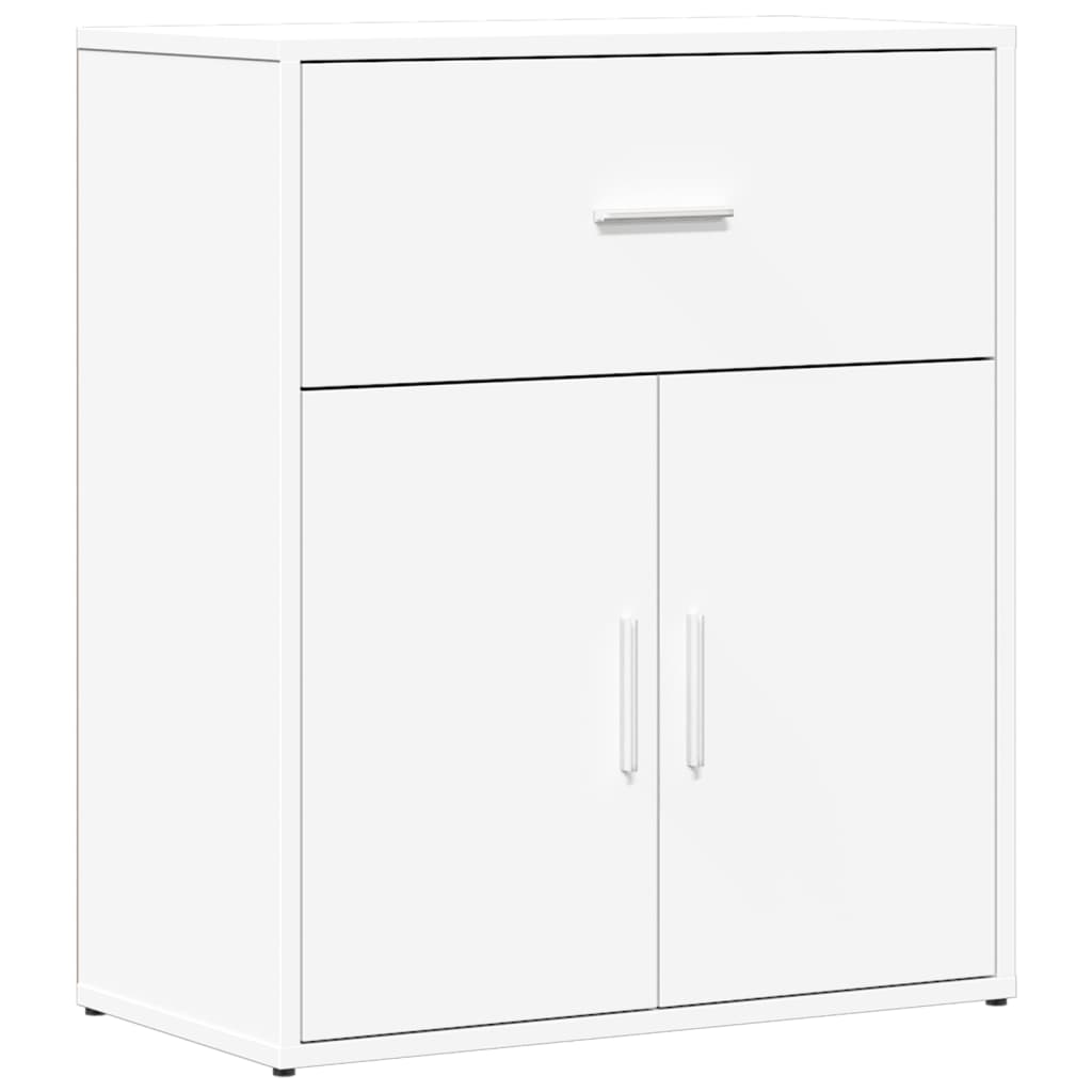 Skjenker 2 hvit 60x31x70 cm konstruert tre
