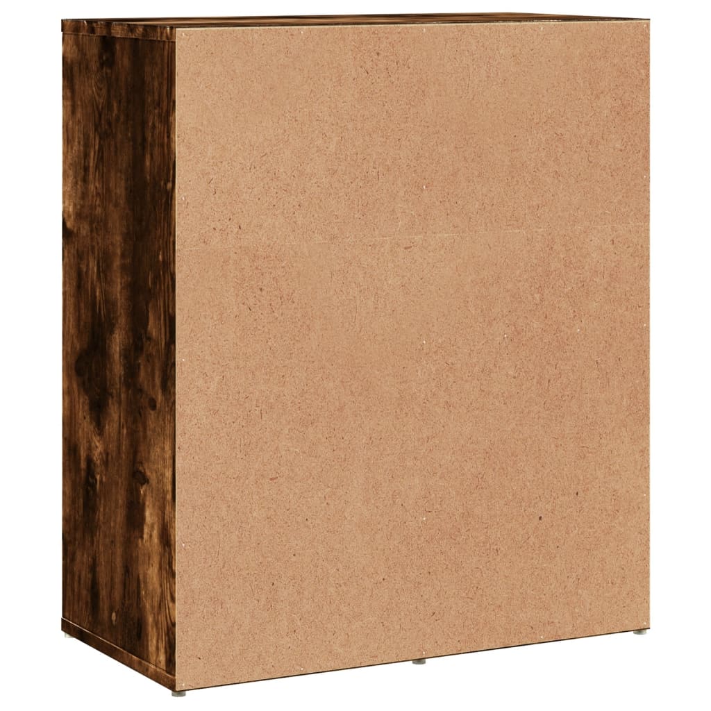 Skjenker 2 røkt eik 60x31x70 cm konstruert tre