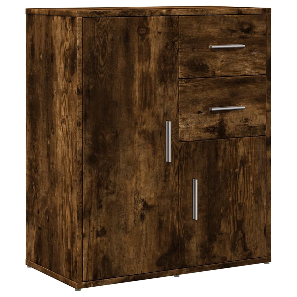 Skjenker 2 røkt eik 60x31x70 cm konstruert tre