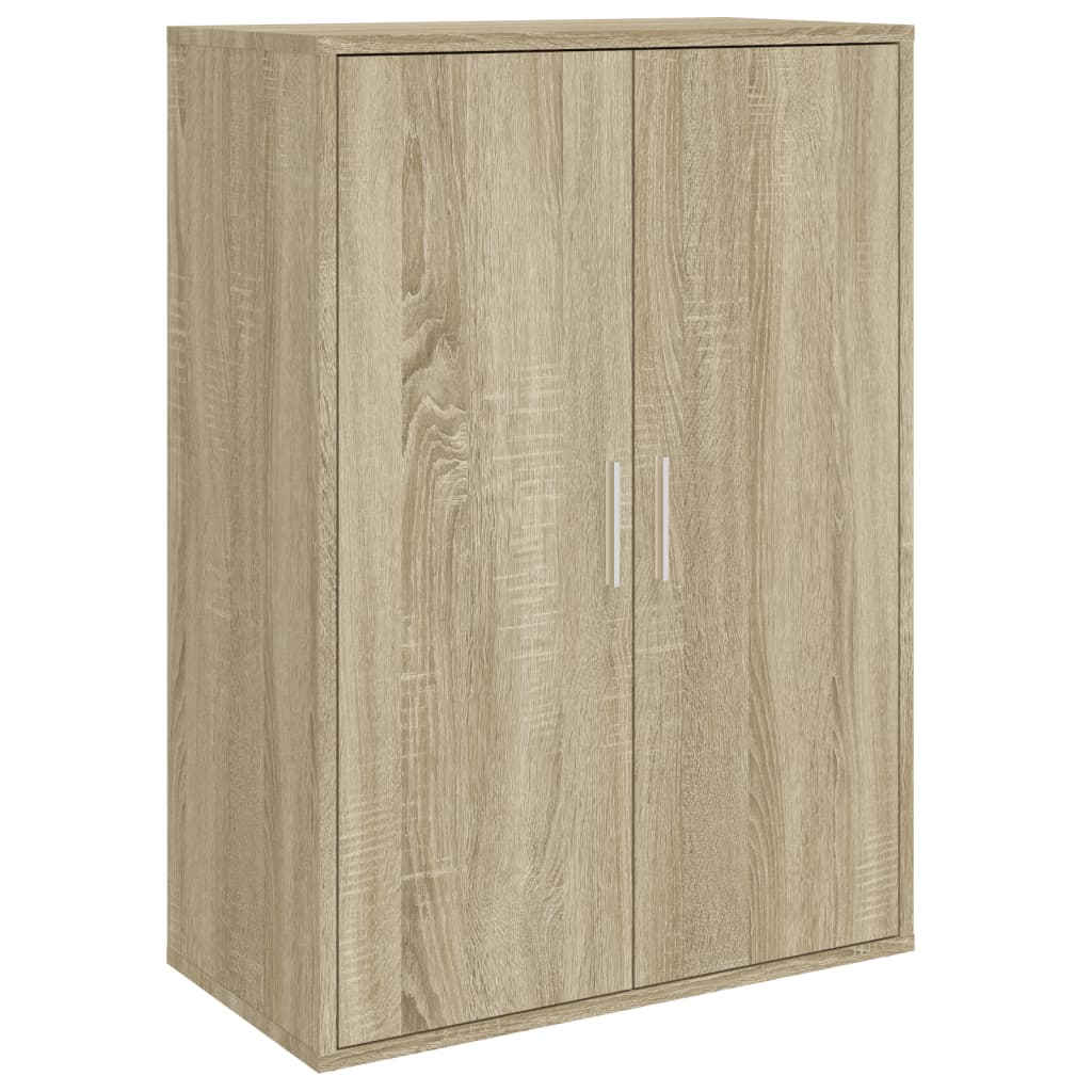 Skjenker 2 stk sonoma eik 60x31x84 cm konstruert tre