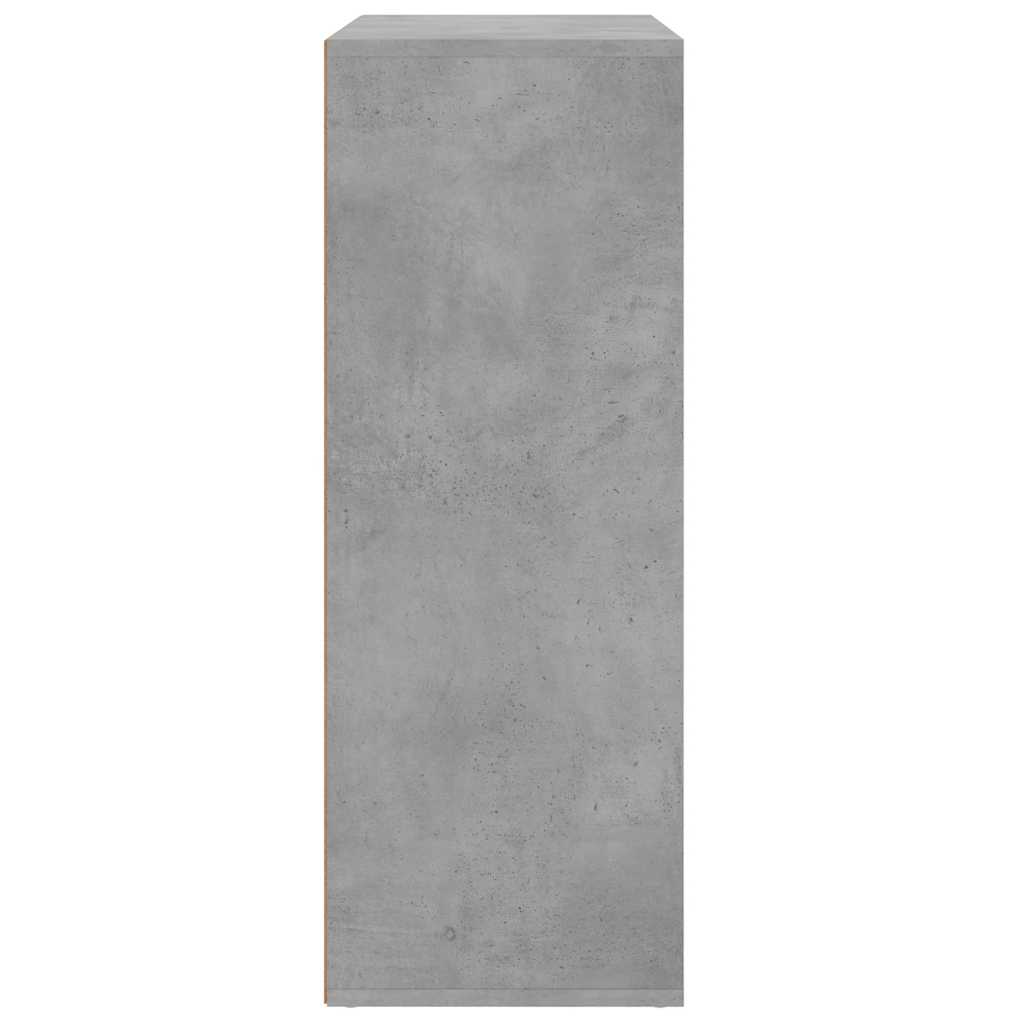 Skjenker 2 stk betonggrå 60x31x84 cm konstruert tre