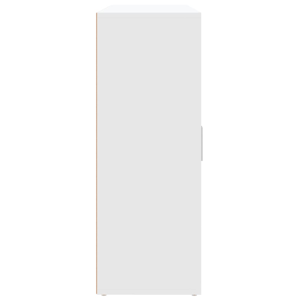 Skjenker 3 stk hvit 60x31x84 cm konstruert tre