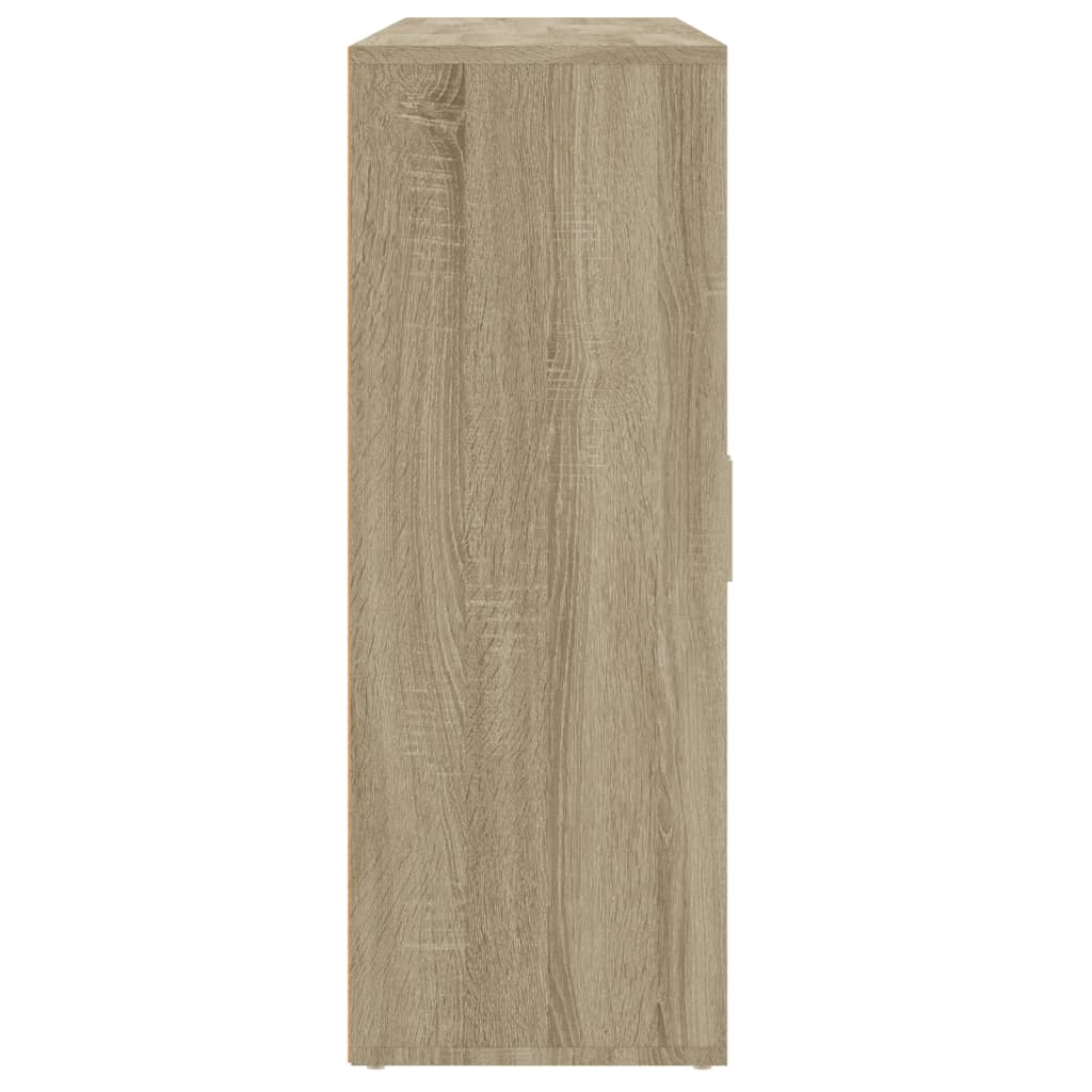 Skjenker 3 stk sonoma eik 60x31x84 cm konstruert tre vidaXL