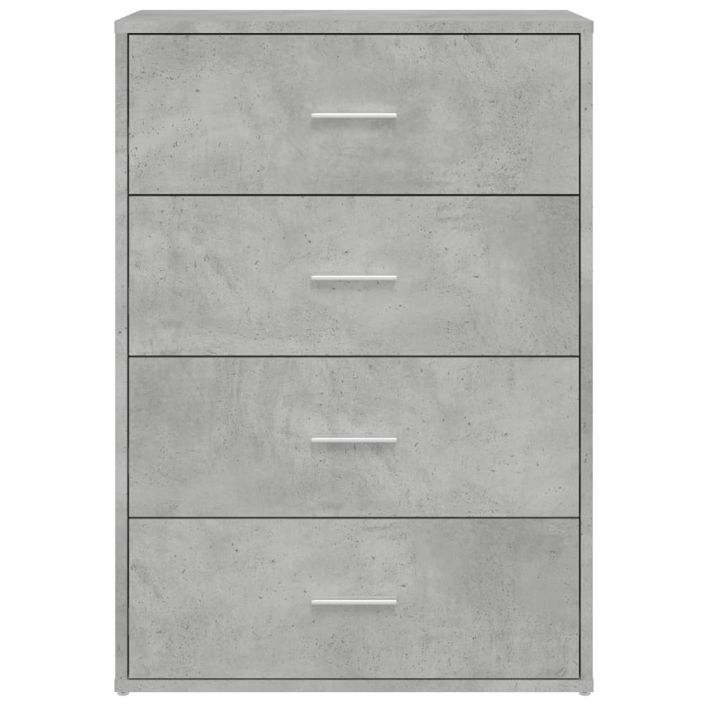 Skjenker 2 stk betonggrå 60x31x84 cm konstruert tre