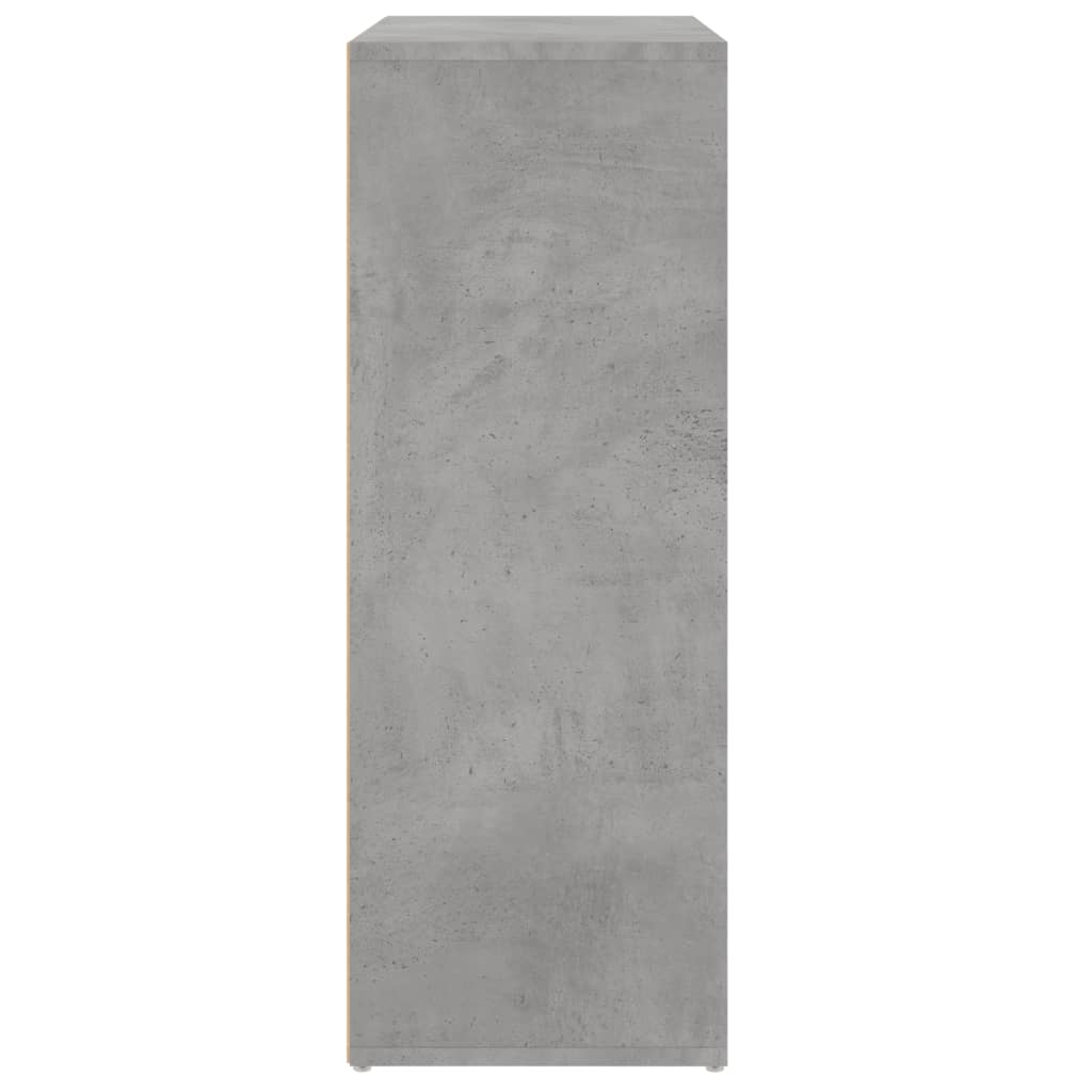 Skjenker 2 stk betonggrå 60x31x84 cm konstruert tre