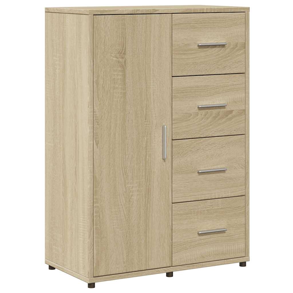 Skjenker 2 stk sonoma eik 60x31x84 cm konstruert tre