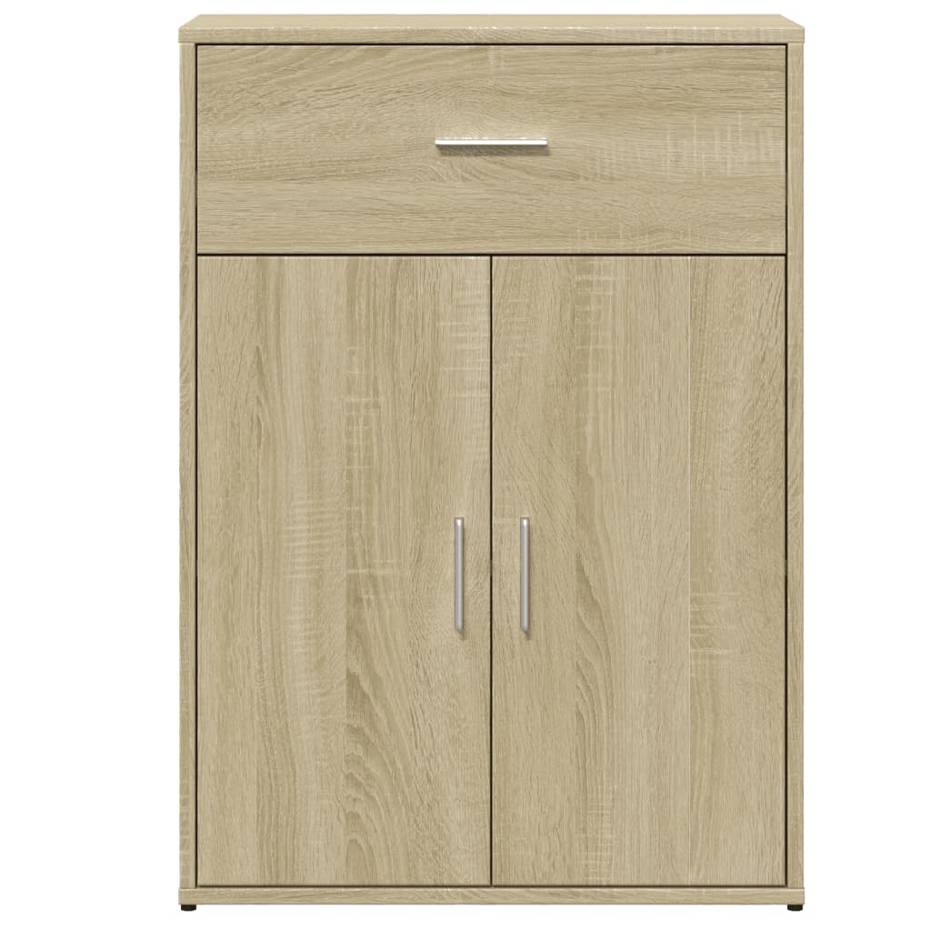 Skjenker 2 sonoma eik 60x30x84 cm konstruert tre