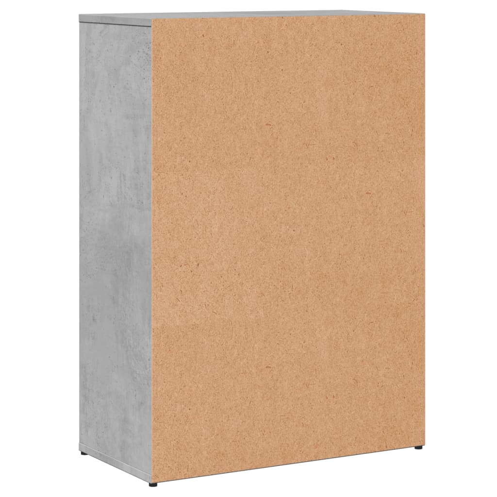 Skjenker 2 betonggrå 60x30x84 cm konstruert tre